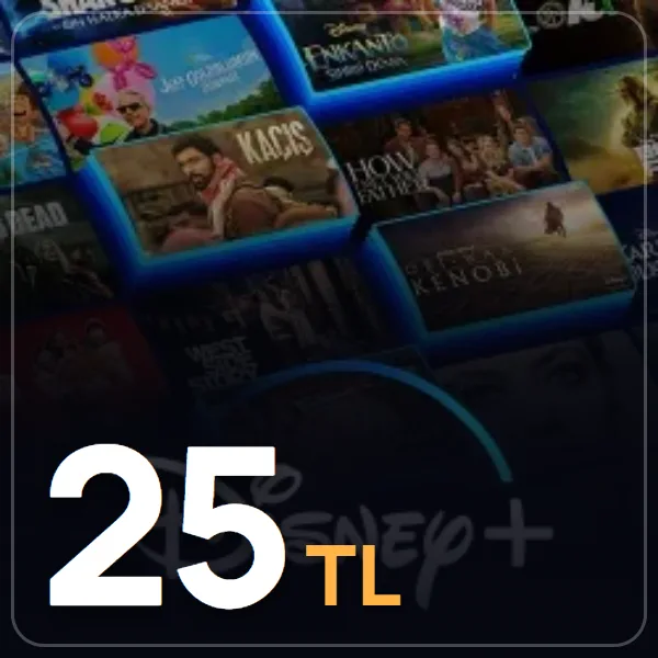 Disney Plus 25 TL Hediye Kartı görseli