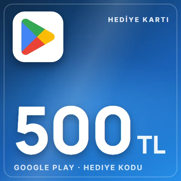 Google Play hediye kodu 500 TL - Tiktok görseli
