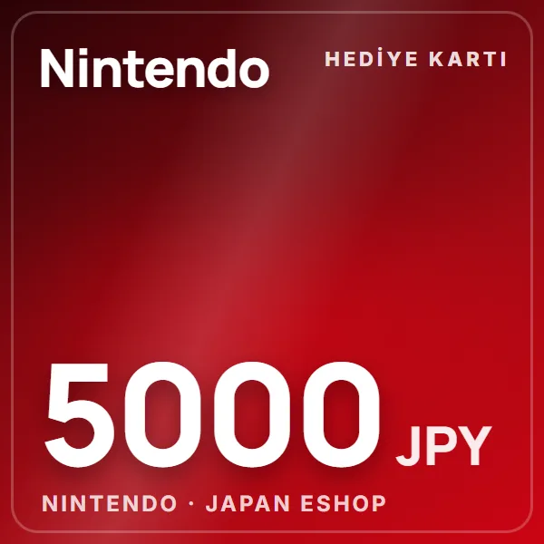 Nintendo Japan eShop 5000 JPY görseli