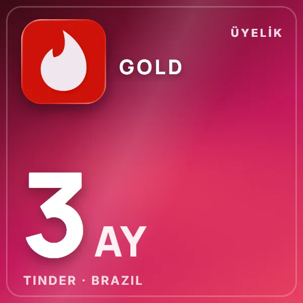 Tinder Brazil Gold 3 Month görseli