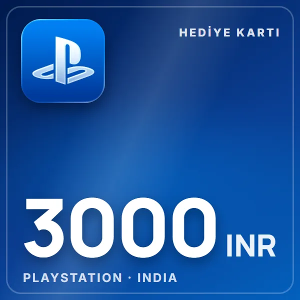 PSN Card India 3000 INR görseli