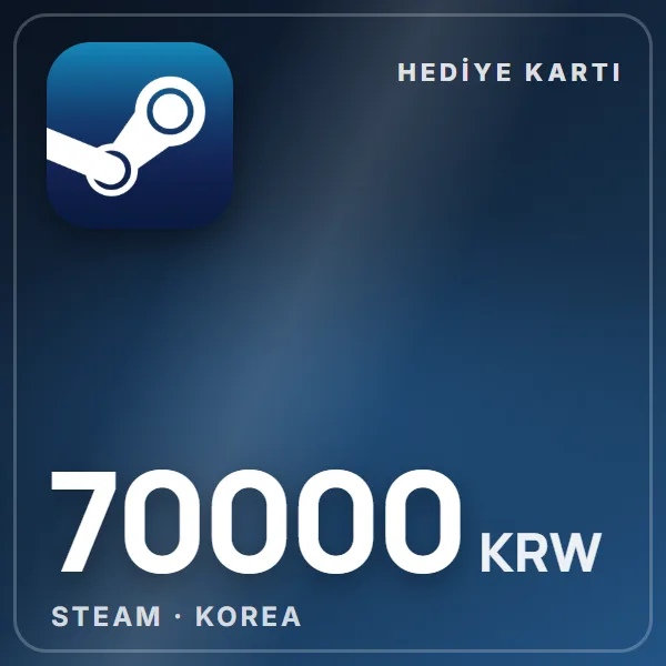 Steam Korea 70000 KRW görseli