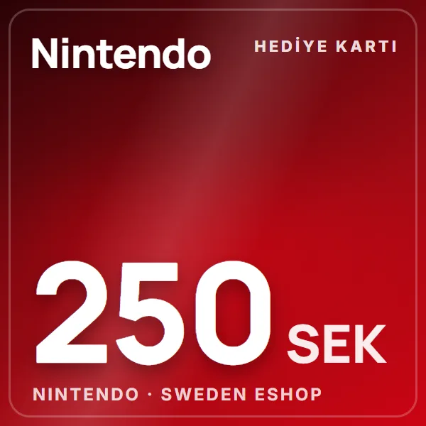 Nintendo Sweden eShop 250 SEK görseli