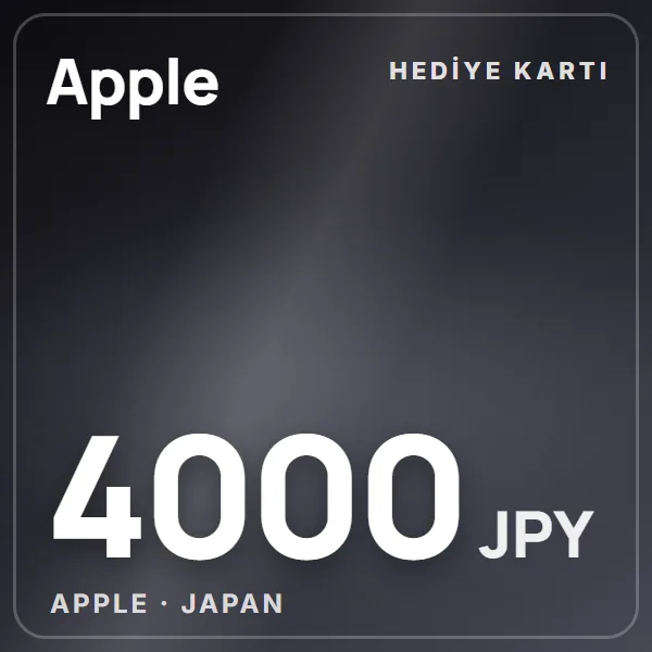 Apple Japan 4000 JPY görseli