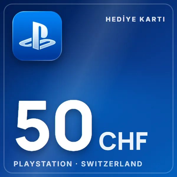 PSN Card Switzerland 50 CHF görseli