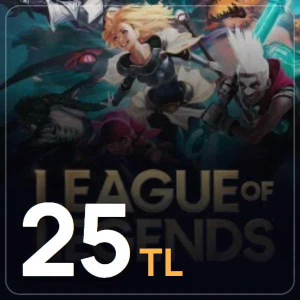 Lol: Wild Rift Google Play 25 TL Hediye Kartı görseli