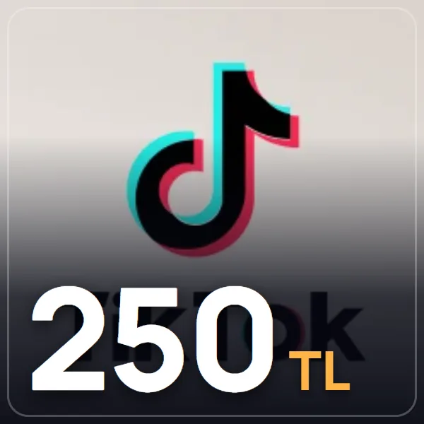 Tiktok 250 TL Hediye Kartı (IOS) görseli