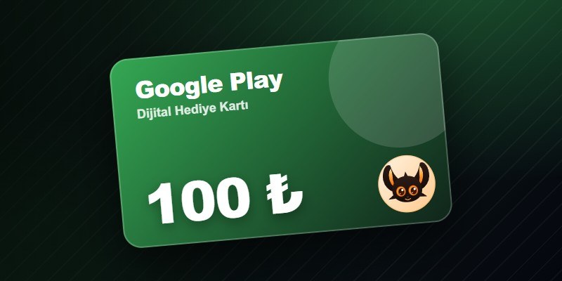 Google Play Hediye Kartı 100 TL görseli