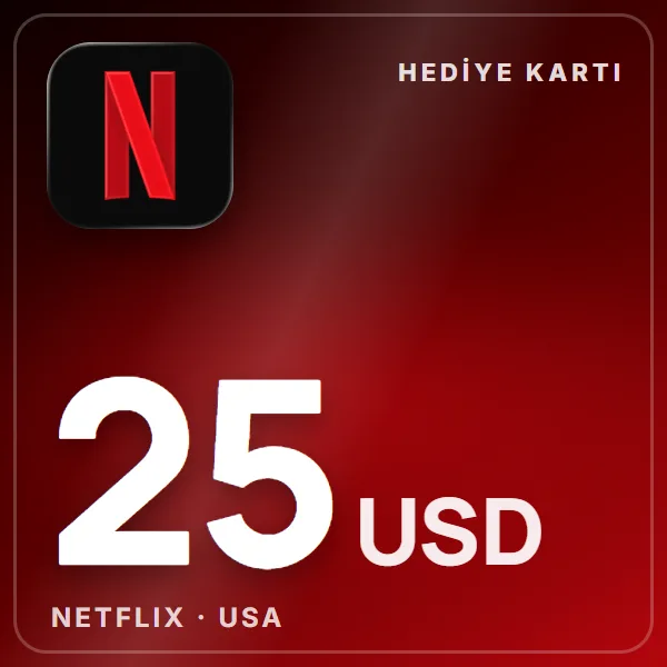 Netflix USA 25 USD görseli