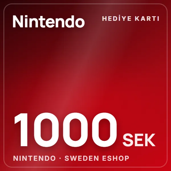 Nintendo Sweden eShop 1000 SEK görseli