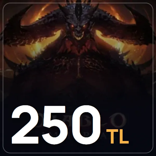 Diablo Immortal 250 TL Bakiye (iOS) görseli