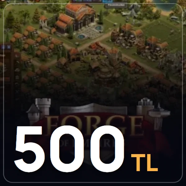 Forge Of Empires Google Play 500 TL Hediye Kartı görseli