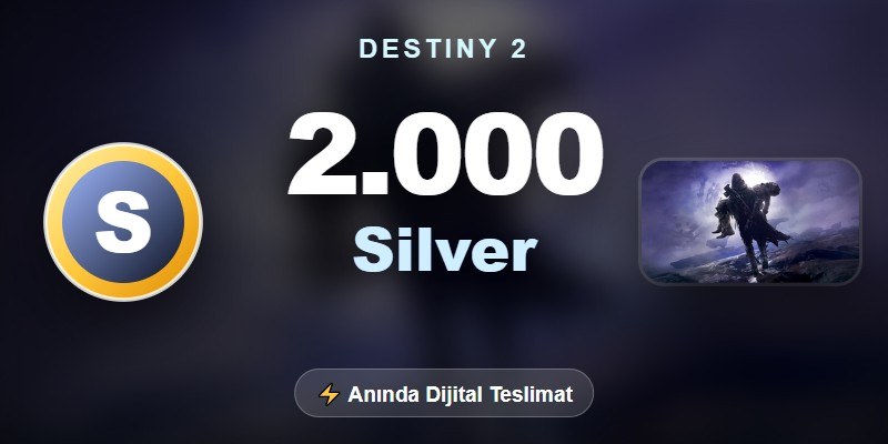 Destiny 2 2.000 Silver görseli