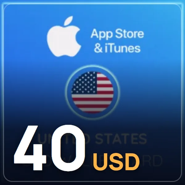 40 USD App Store iTunes Hediye Kartı görseli