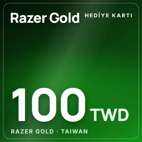 Razer Gold Taiwan 100 TWD görseli