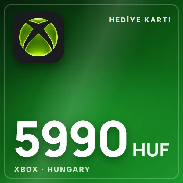 Xbox Hungary 5990 HUF görseli