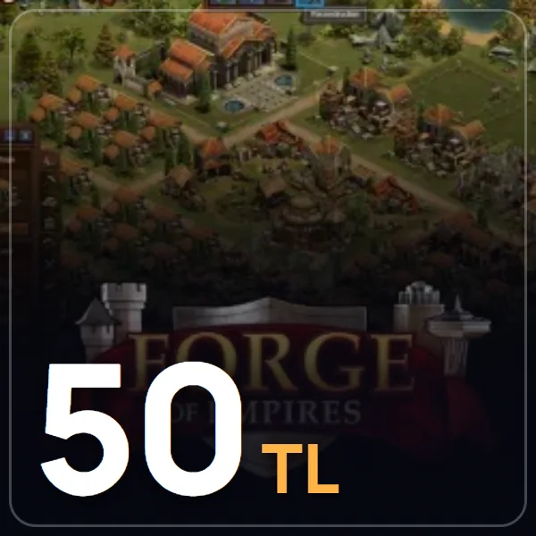 Forge Of Empires Google Play 50 TL Hediye Kartı görseli