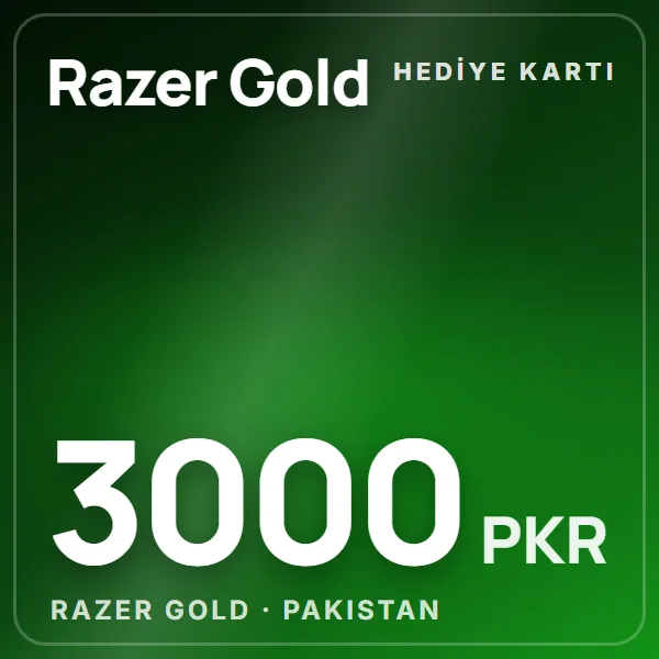 Razer Gold Pakistan 3000 PKR görseli