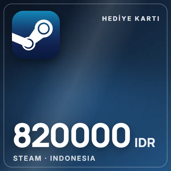 Steam Indonesia 820000 IDR görseli