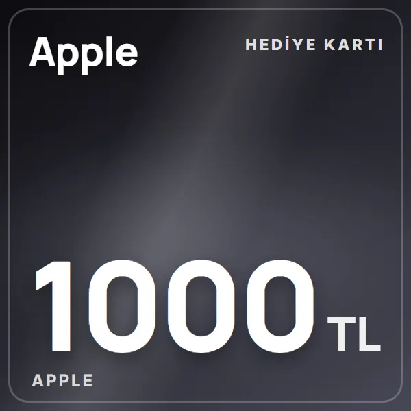 App Store 1000 TL Bakiye görseli