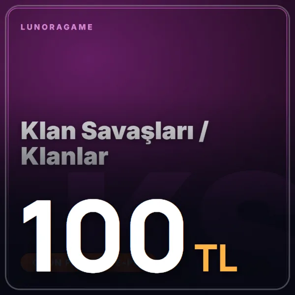 Klan Savaşları Google Play 100 TL Hediye Kartı görseli