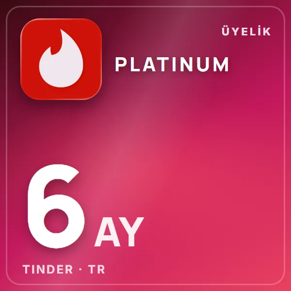 Tinder TR Platinum 6 Month görseli